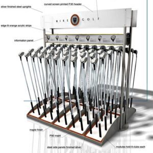 Enhance Your Retail Experience with Custom Golf Display Fixtures