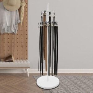 Simplify Belt Displays with a Custom Metal Cylinder Rack for Your Retail Store