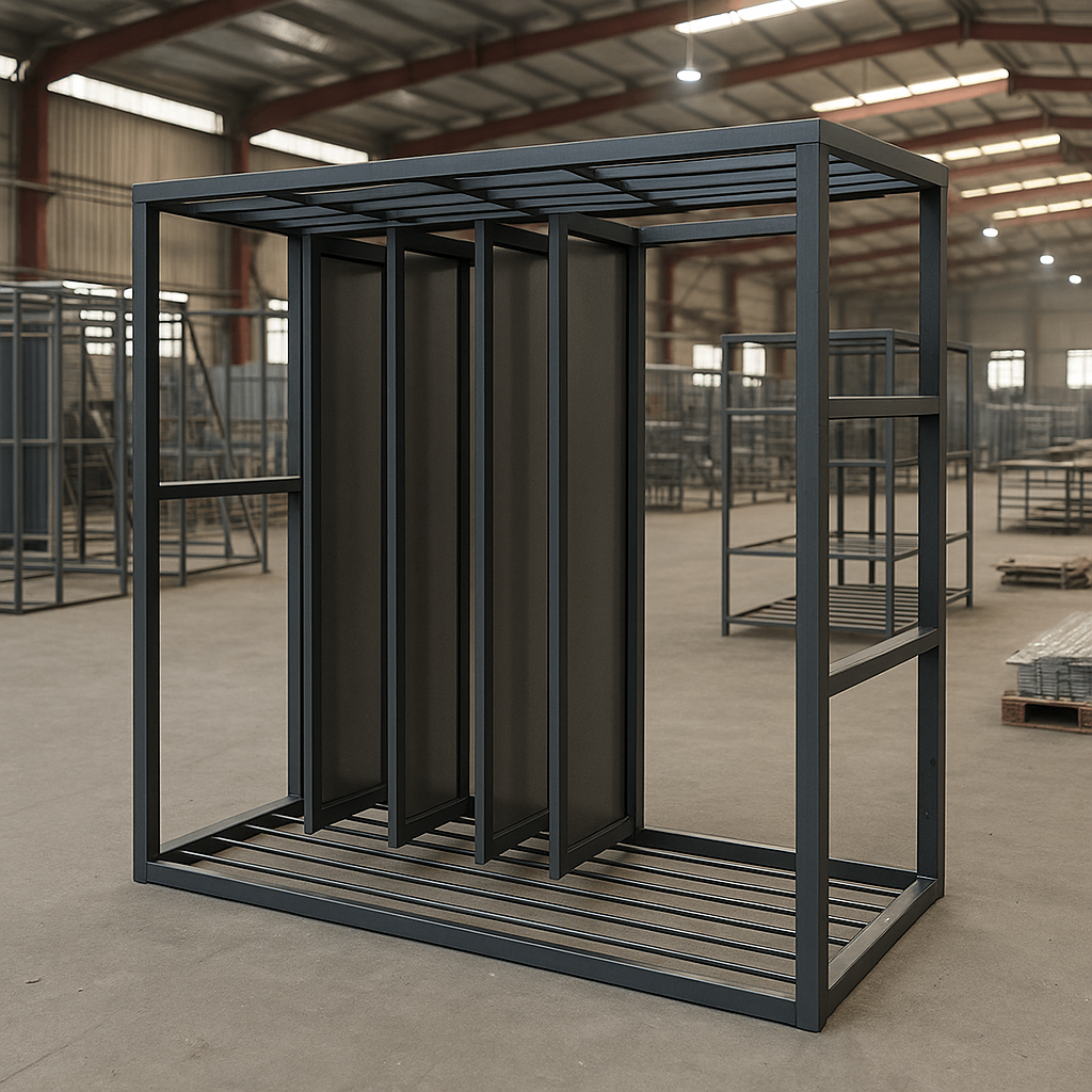 Sliding Tilee Display Rack Stand Double Side 5 Rail Sliding Tile Display Rack - YS Display