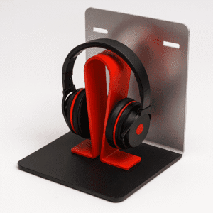 Dual-Plate Countertop Headphone Display Rack – Engineered for Performance, Designed for Retail Impact