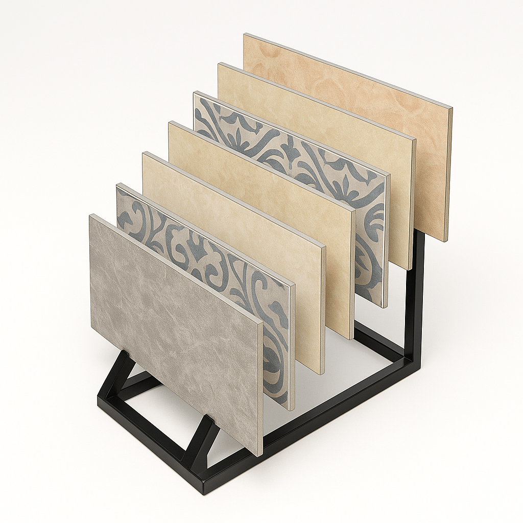 Tile Display Rack Revit Freestanding Tile Display Rack for Showroom ROI