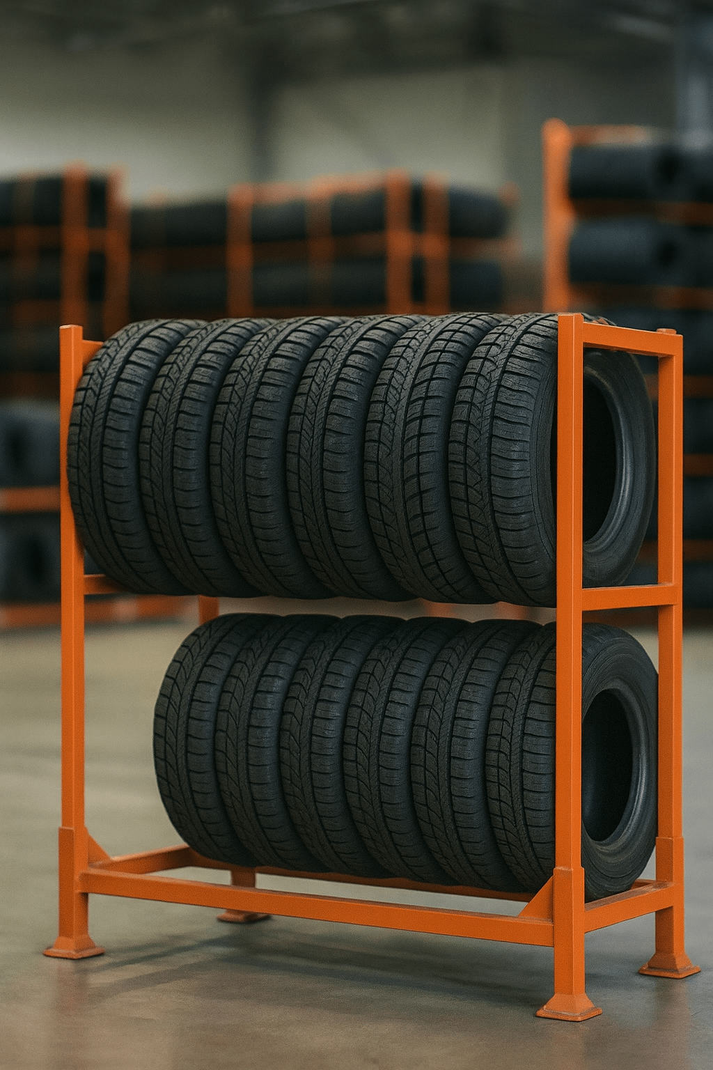 Tire Racking Systems Commander Tire Racking Systems for Export: Maximize Storage ROI